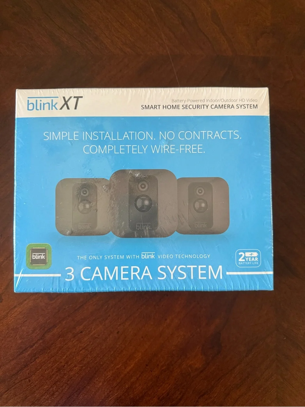 blink XT Wireless Smart Home Security Camera System - Black (3 Camera Pack)